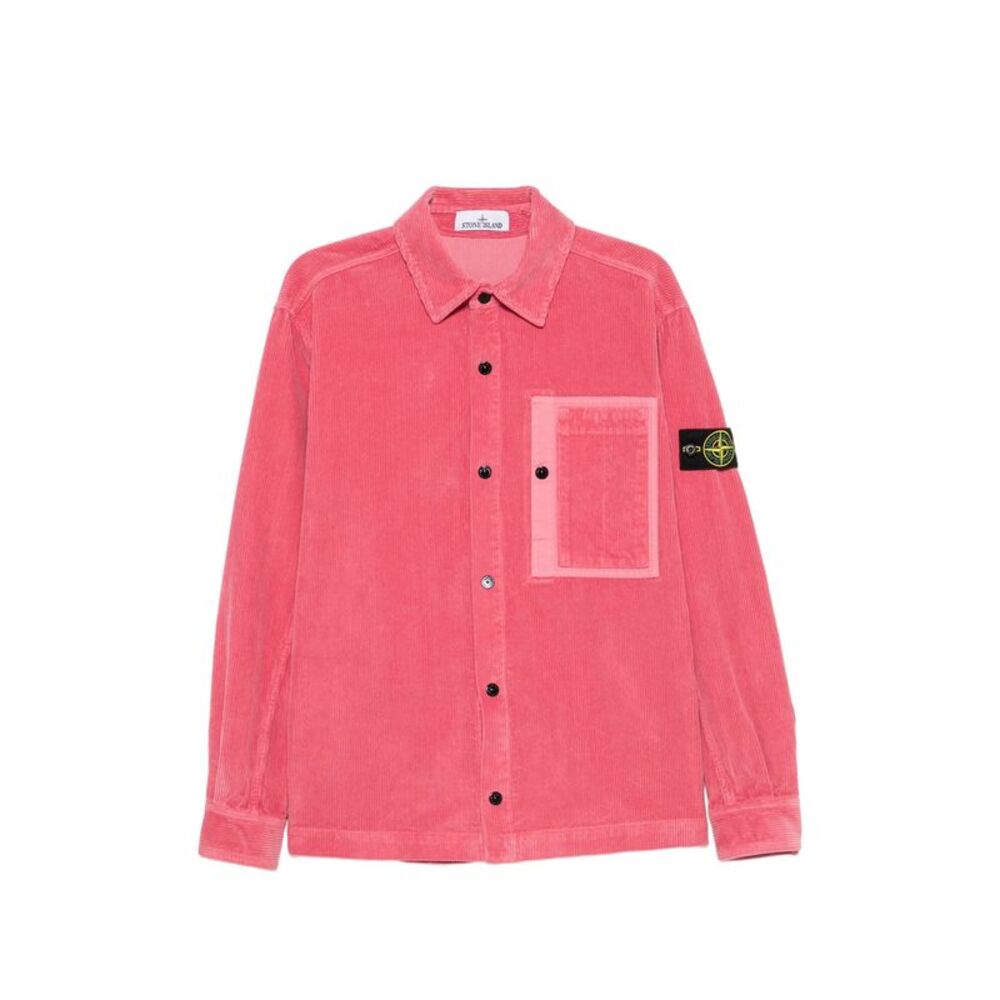 Stone Island Pink Shirts Men